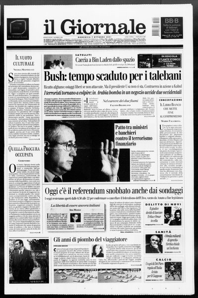 Il giornale : quotidiano del mattino